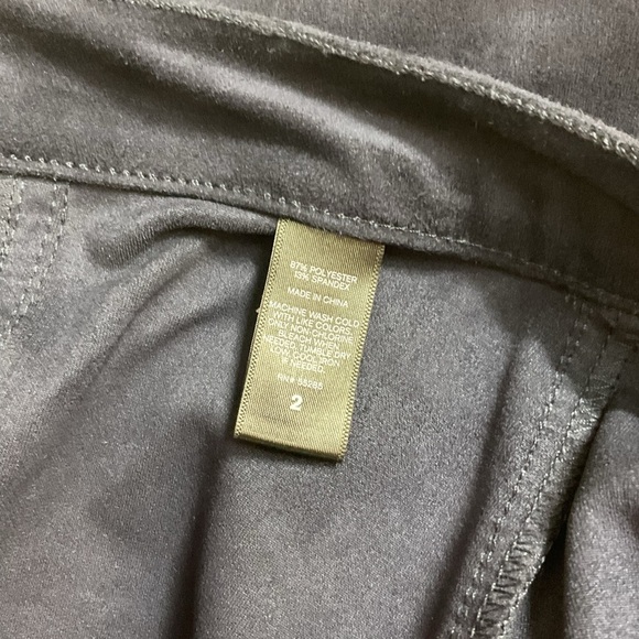 Retro 2 Express Blue Button Up A-Line Mini Skirt Casual Suede-like material - Picture 5 of 10